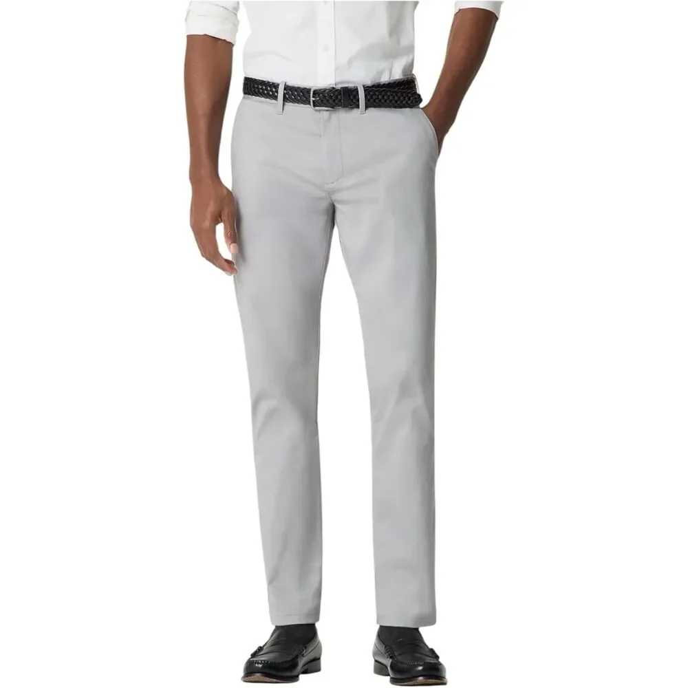 J Crew Pants Mens 35x32 Stone Gray Slim Original Chino Casual Office CO399 NWT